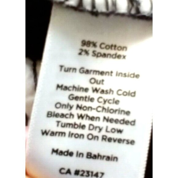 TALBOTS Heritage Pants Womens Charcoal Gray Pin Cord Corduroy Tapered Leg - 14 - Picture 9 of 9